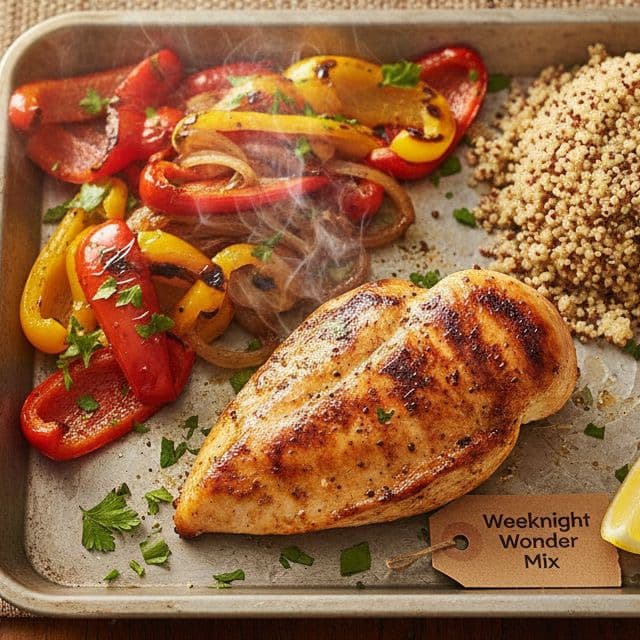 Weeknight Sheet-Pan Chicken & Veg – 30-Minute Dinner