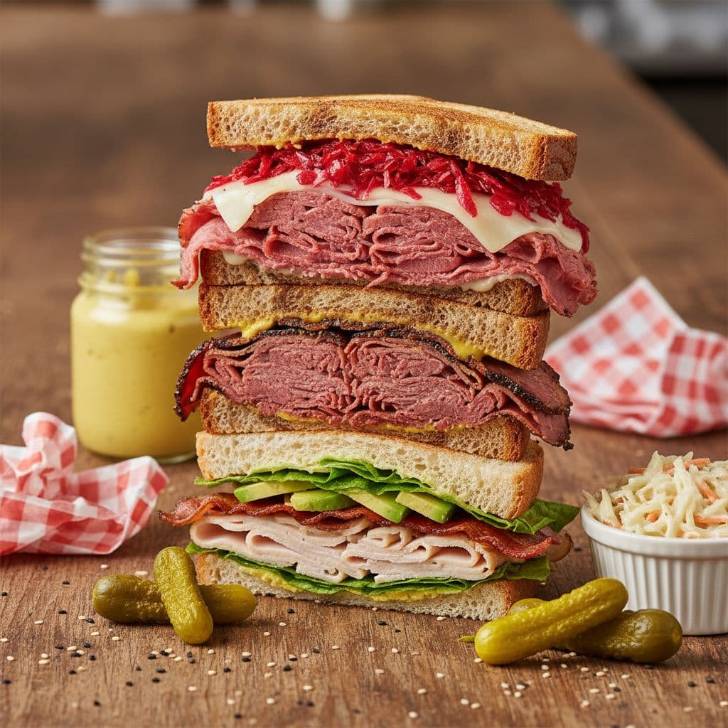 Classic Deli Sandwich Shop: Iconic Stacked Sandwiches & Homemade Fixings
