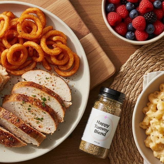 Happy Tummy Blend – Family-Friendly Seasoning for Kids’ Favorite Meals