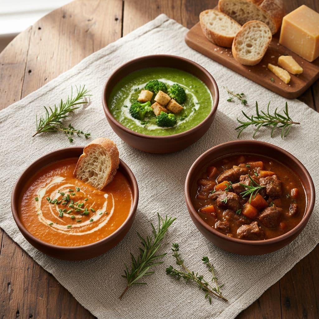 Soups, Stews & Broths: Heartwarming Recipes for Every Season