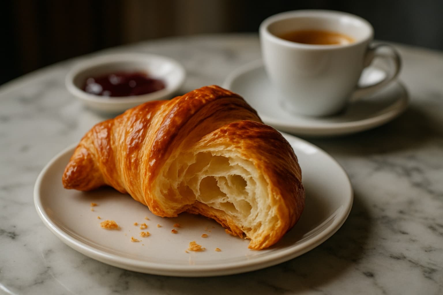 A Parisian Café Breakfast