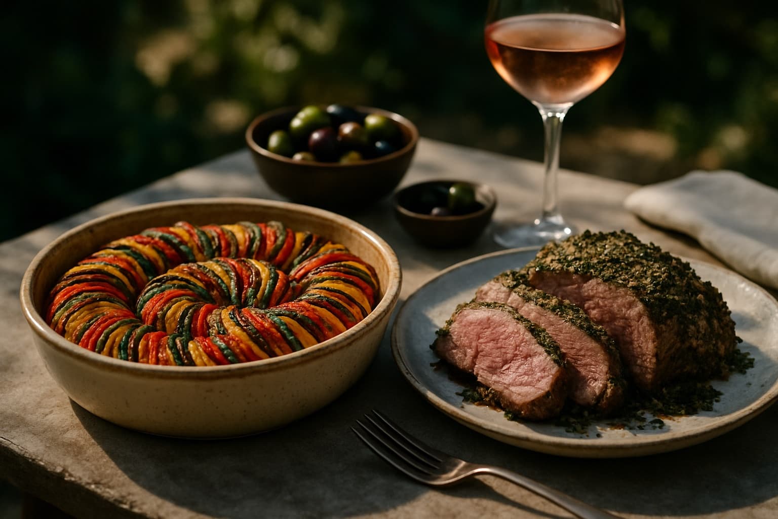 A Provençal Garden Dinner